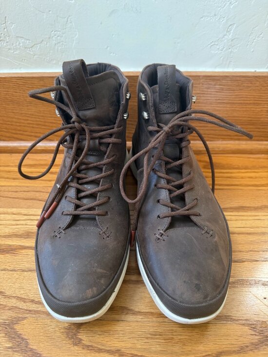 Wolf & Shepherd Crossover Hiker WTZ Men\'s Size 11.5 Brown/White Hiking Boots main image 6